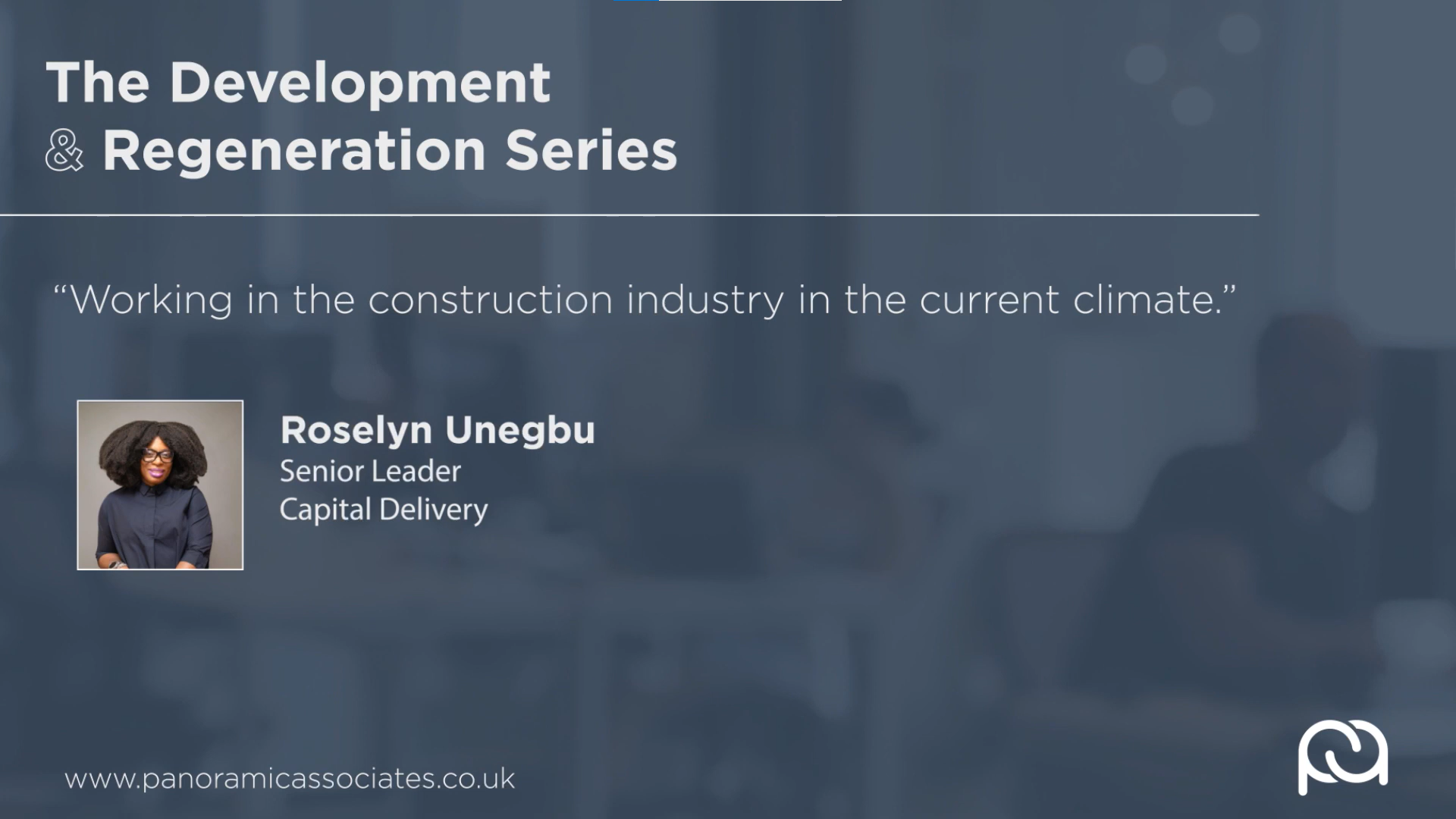 The Development & Regeneration Series – Working in the construction industry in the current climate